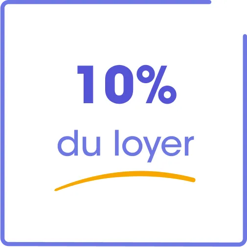 Commission à 10% du loyer